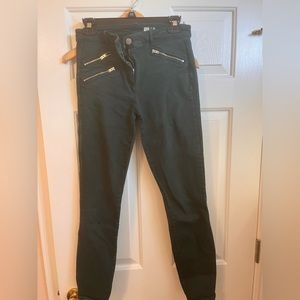 Gap skinny green trousers size 6